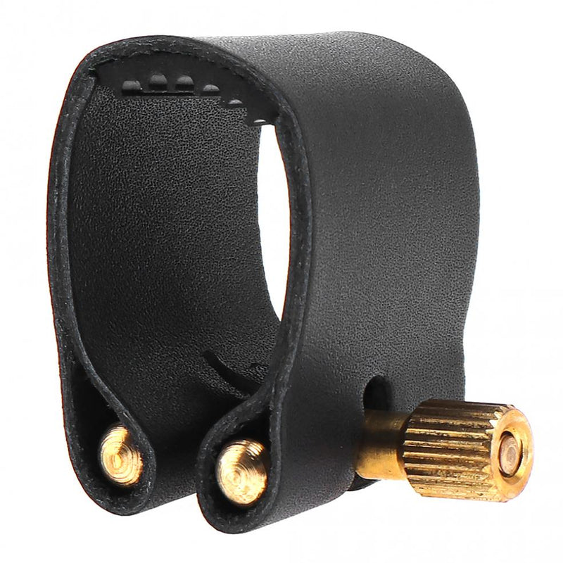 SLADE High Quality Professional Black Color 77mm PU Leather Bb Clarinet Mouthpiece Ligature and Cap Fastener Accessories