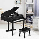 Kids 30 key Baby Grand Piano Toy Instrument w/ Bench Sheet Music Rack