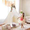Kids Lace Teepee Tent Folding Children Playhouse W/Bag