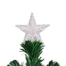 5' Pre-Lit Fiber Optic Artificial Christmas Tree w/ 180 LED Lights & Top Star