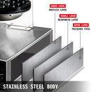 VEVOR 1400W Commercial Electric Egg Bubble Waffle Maker Machine