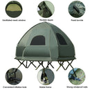 GO PLUS 2-Person Compact Portable Pop-Up Tent Air Mattress and Sleeping Bag OP3930