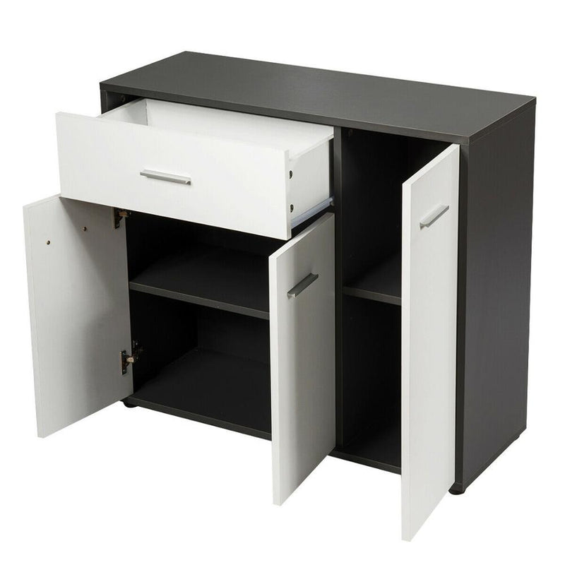 Buffet Sideboard Cabinet Console Table Storage Unit Entryway Furniture W/Shelf