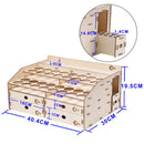 OPHIR Wood Paint Rack with Mar Pen Storage Rack Artist Supply Paint Rack Stand Pigment Rack MG062