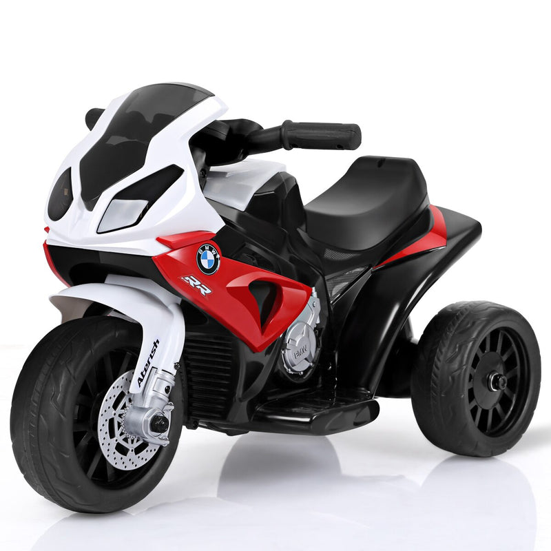 Kids Ride On Motorcycle BMW Licensed 6V Electric 3 Wheels w/ Music&Light Red