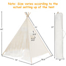 Kids Lace Teepee Tent Folding Children Playhouse W/Bag