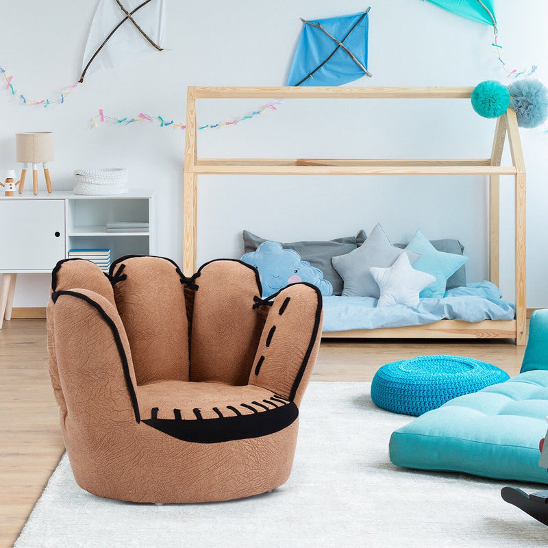 Kids Sofa Five Finger Armrest Chair Couch Children Living Room Toddler Gift