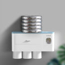 Magnetic Cup Wall Mount Toiletries Storage Rack New Toothbrush Holder Automatic