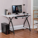 Sewing Craft Table Computer Desk with Adjustable Platform Folding Side Shelf
