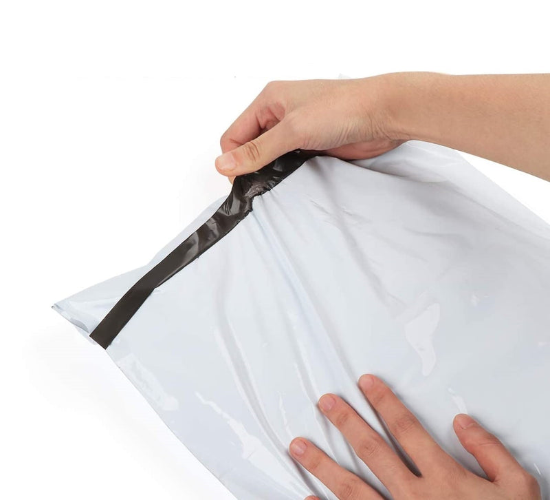 Plastic Mailer Shipping Package Envelope Bag Self Adhesive White Poly Currier Bag