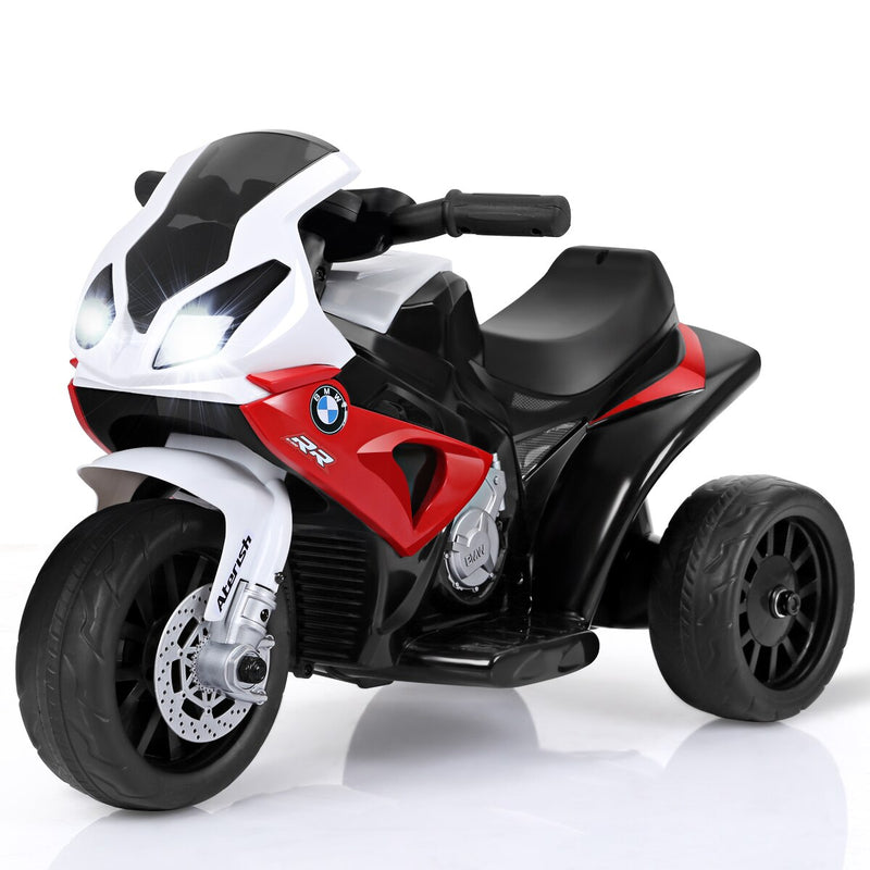 Kids Ride On Motorcycle BMW Licensed 6V Electric 3 Wheels w/ Music&Light Red