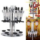 6 Bottle Liquor Holder Professional Alcohol Dispenser Portable Drinking