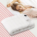 Electric Heated Mattress Pad Safe Twin Size 5 Temperature Modes 8H Timer