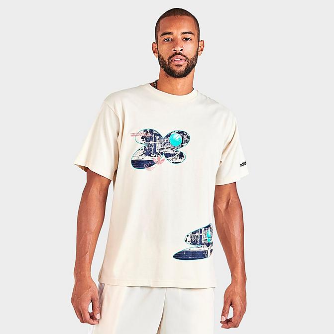 MEN'S ADIDAS ORIGINALS BASKETBALL PHOTO GRAPHIC SHORT-SLEEVE T-SHIRT