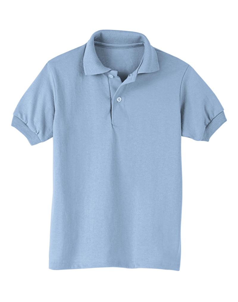 Hanes Kids' Cotton-Blend EcoSmart® Jersey Polo