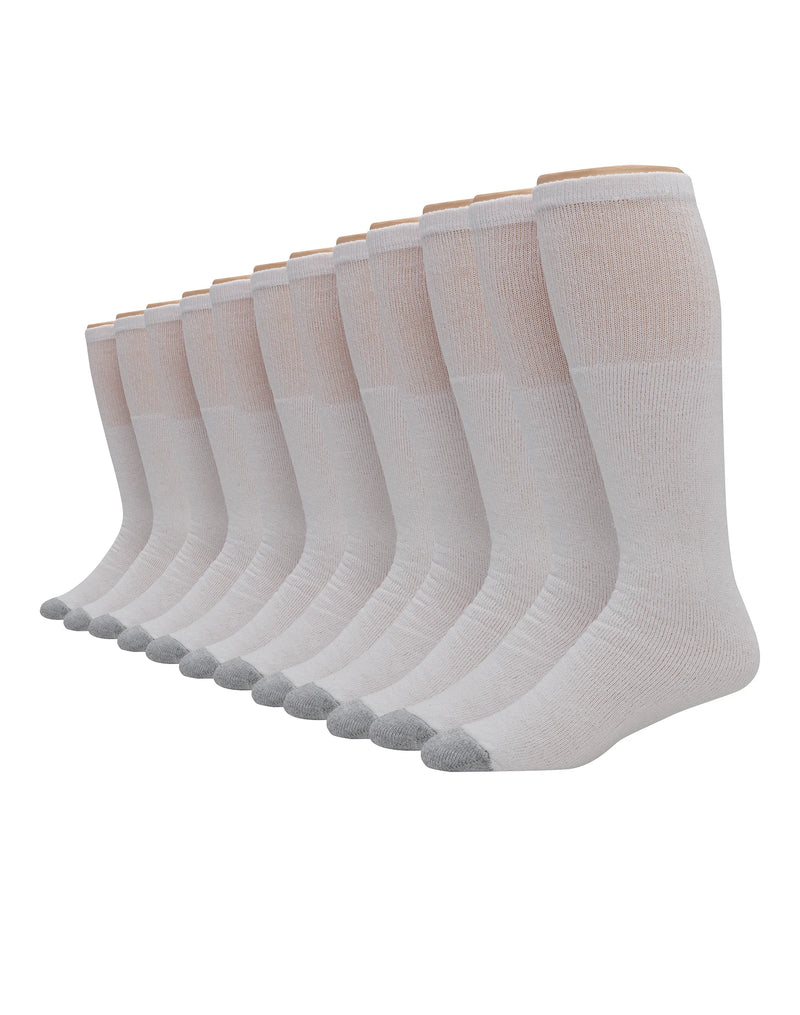 Hanes Men's FreshIQ® Over-The-Calf Tube Socks 12-Pack
