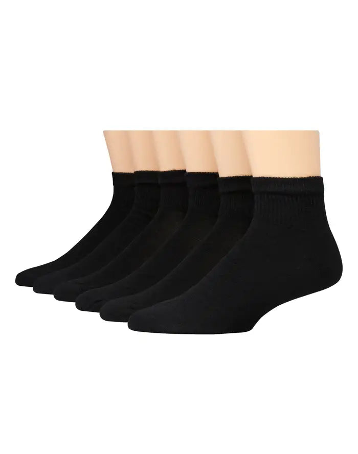 Hanes Men's Cushion Ankle Socks 6-Pack