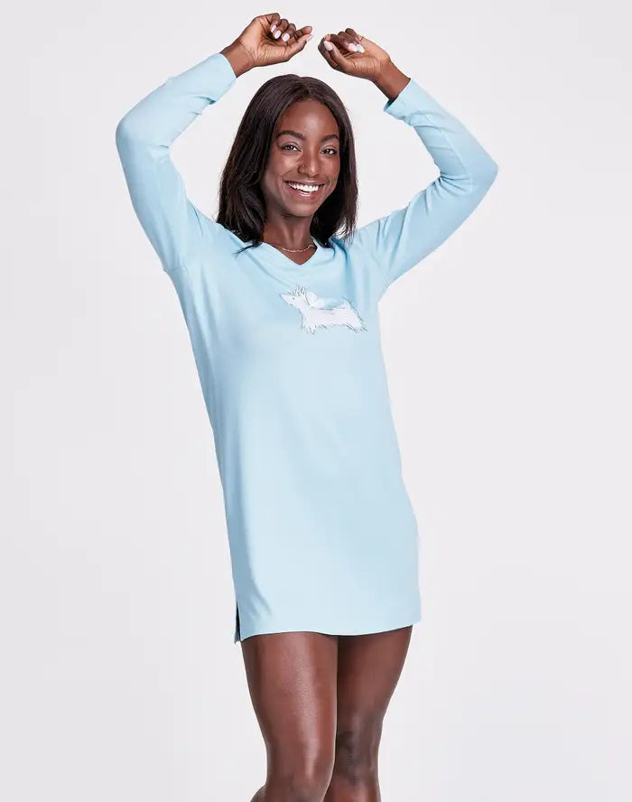 Hanes V-Neck Plus Sleepshirt