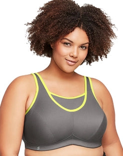 Glamorise Full Figure Plus Size No-Bounce Camisole Wirefree Sports Bra