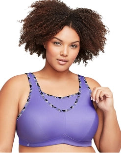 Glamorise Full Figure Plus Size No-Bounce Camisole Wirefree Sports Bra