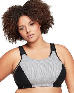 Glamorise Full Figure Plus Size Adjustable Wirefree Sport Bra