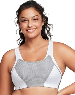 Glamorise Full Figure Plus Size Adjustable Wirefree Sport Bra