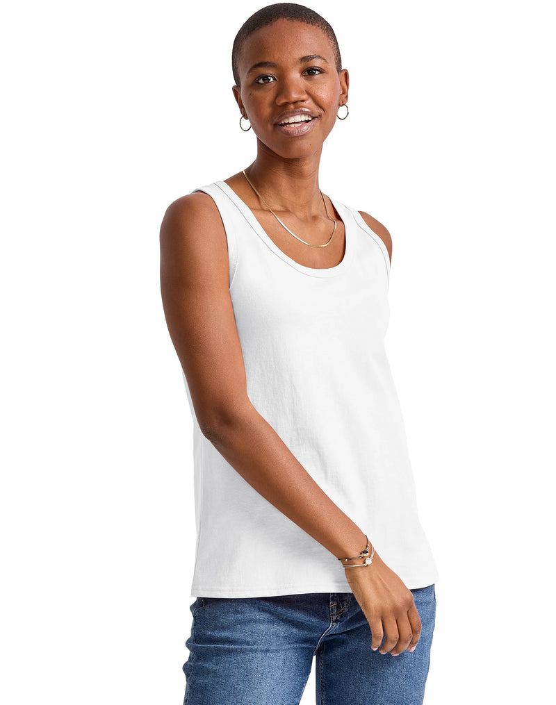 Hanes Essentials Women’s Tank Top, 100% Cotton