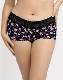 Cotton Boyshort With Lace