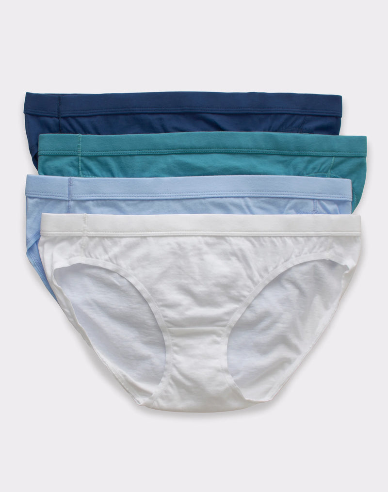 Hanes Ultimate Pure Comfort Girls' Hipster Underwear, Cotton, 8-Pack