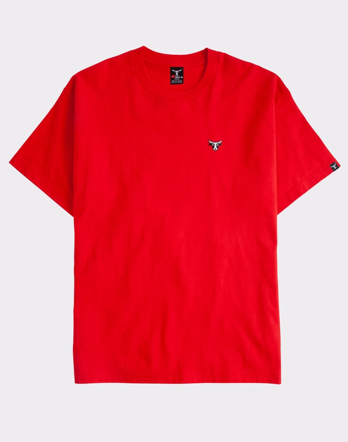 Hanes Beefy-T Unisex Heavyweight Cotton Graphic T-Shirt, Bull Logo