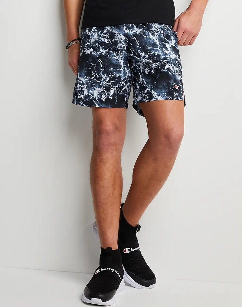 SPORT PRINT SHORTS, NO LINER, 7"