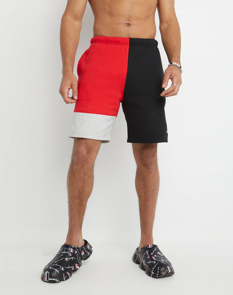 CLASSIC FLEECE SHORTS, COLORBLOCK, 8"