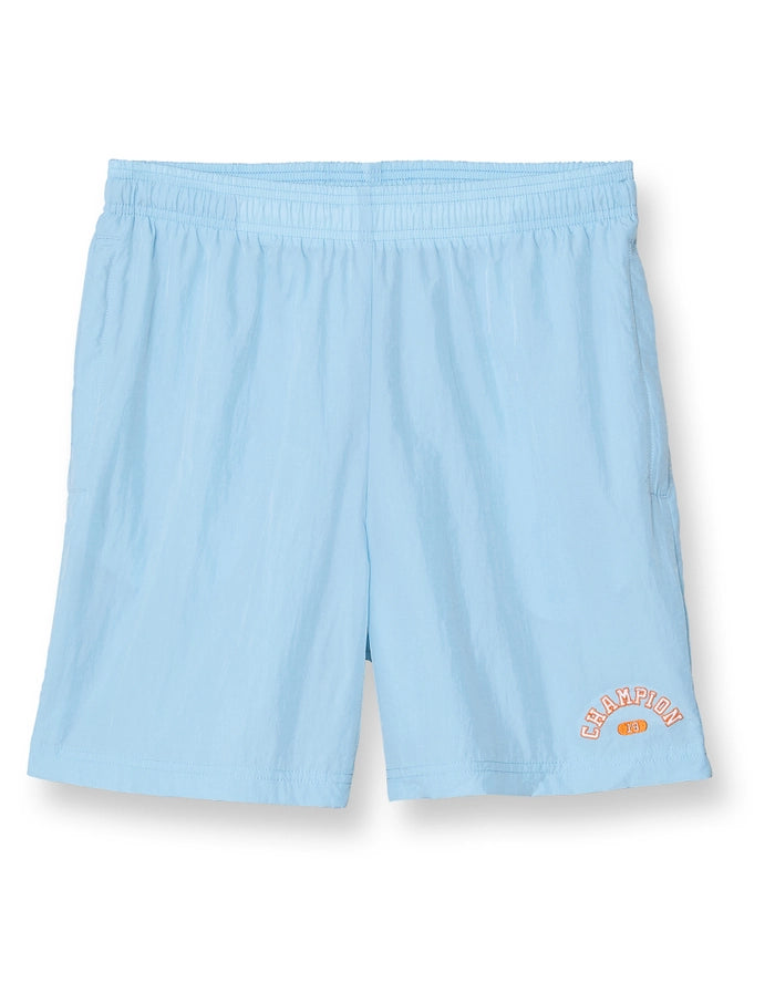 NYLON WARM-UP SHORTS, CHAMPION ARCH 19, 6"