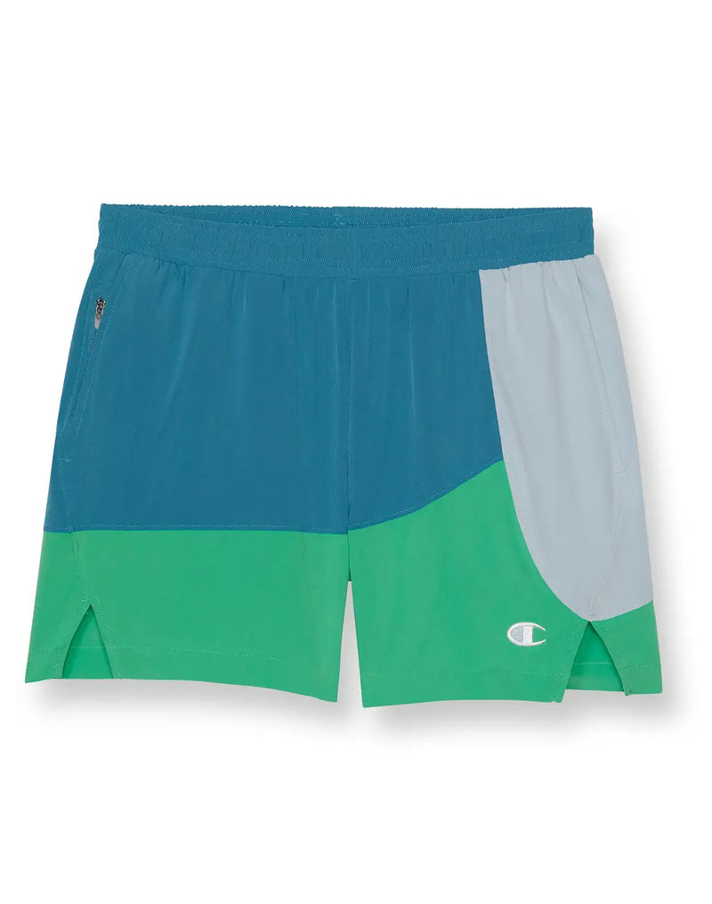 COLORBLOCK RUNNING SHORTS WITH LINER, 5"