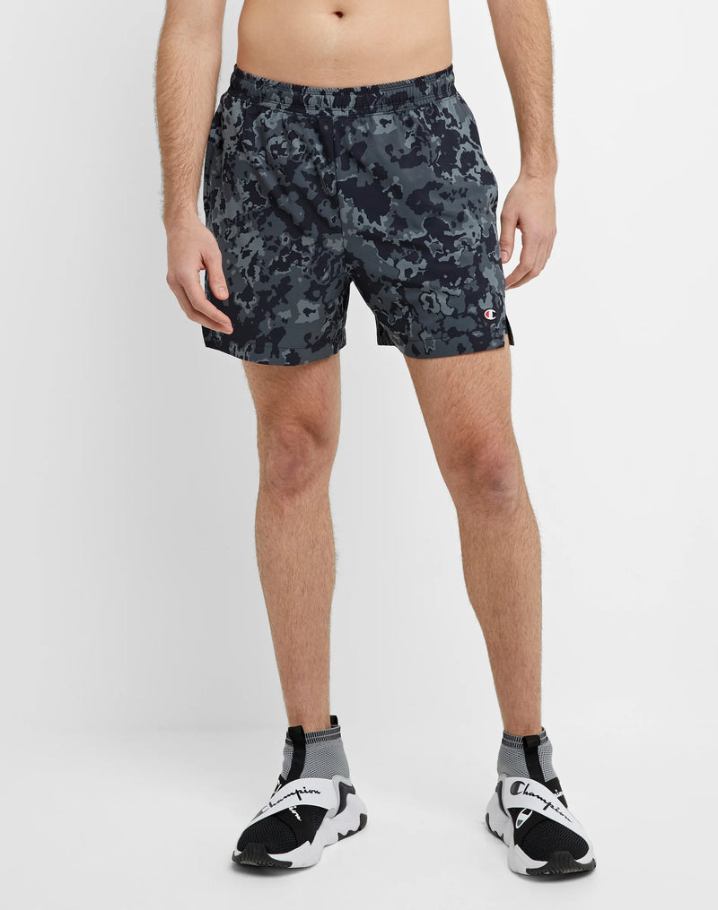 MVP SHORTS WITH TOTAL SUPPORT POUCH, CAMO 8"