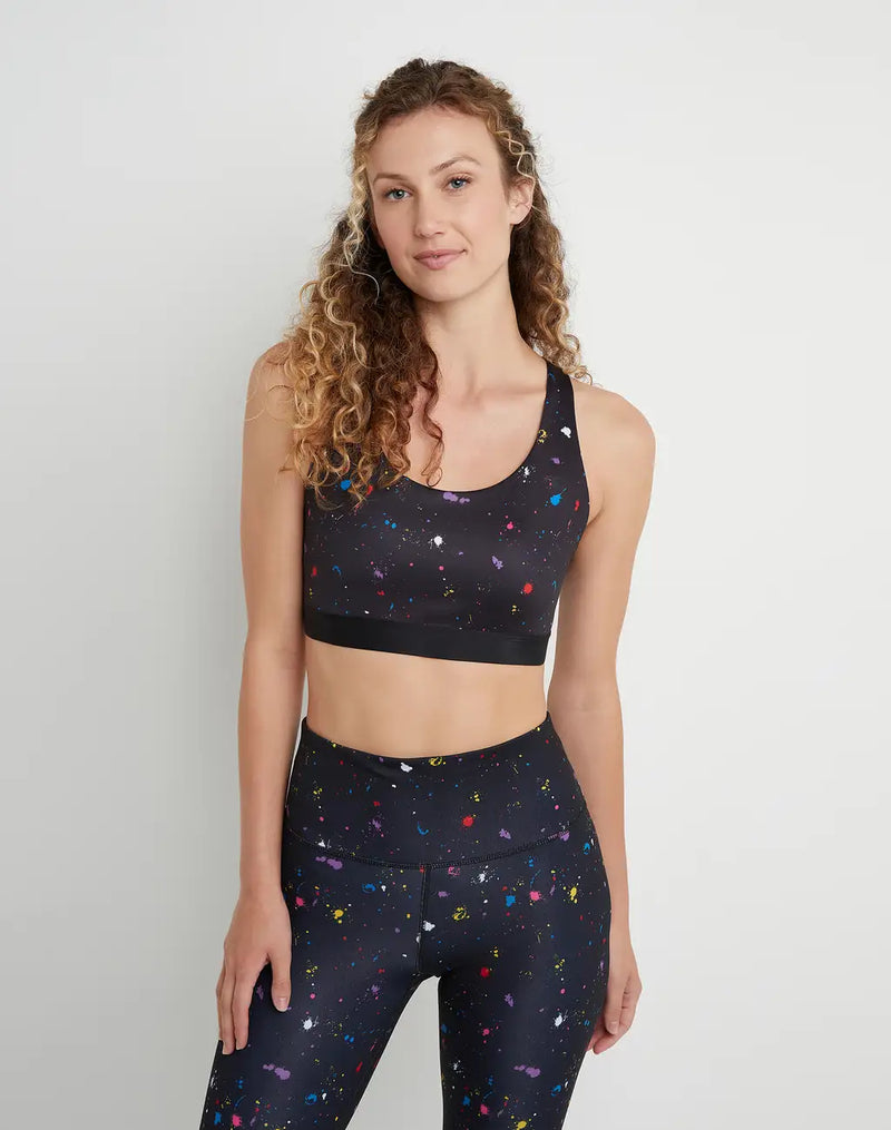THE ABSOLUTE STRAPPY SPORTS BRA PRINT
