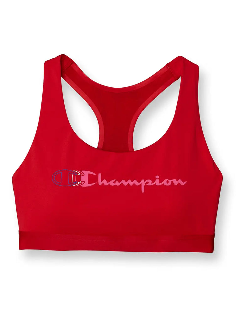 THE ABSOLUTE SPORTS BRA, CC CHAMPION SCRIPT LOGO