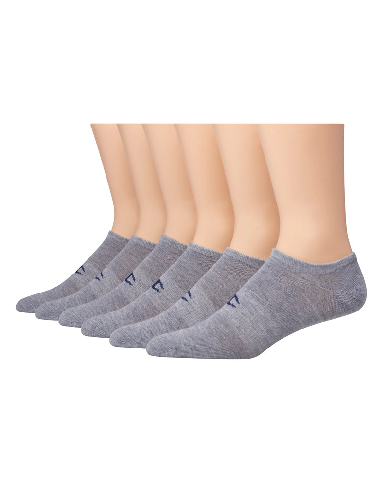 MEN'S SUPER NO SHOW SOCKS, 6-PAIRS