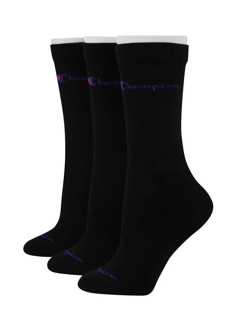 GRADUATED COMPRESSION CREW SOCKS, 3-PAIRS