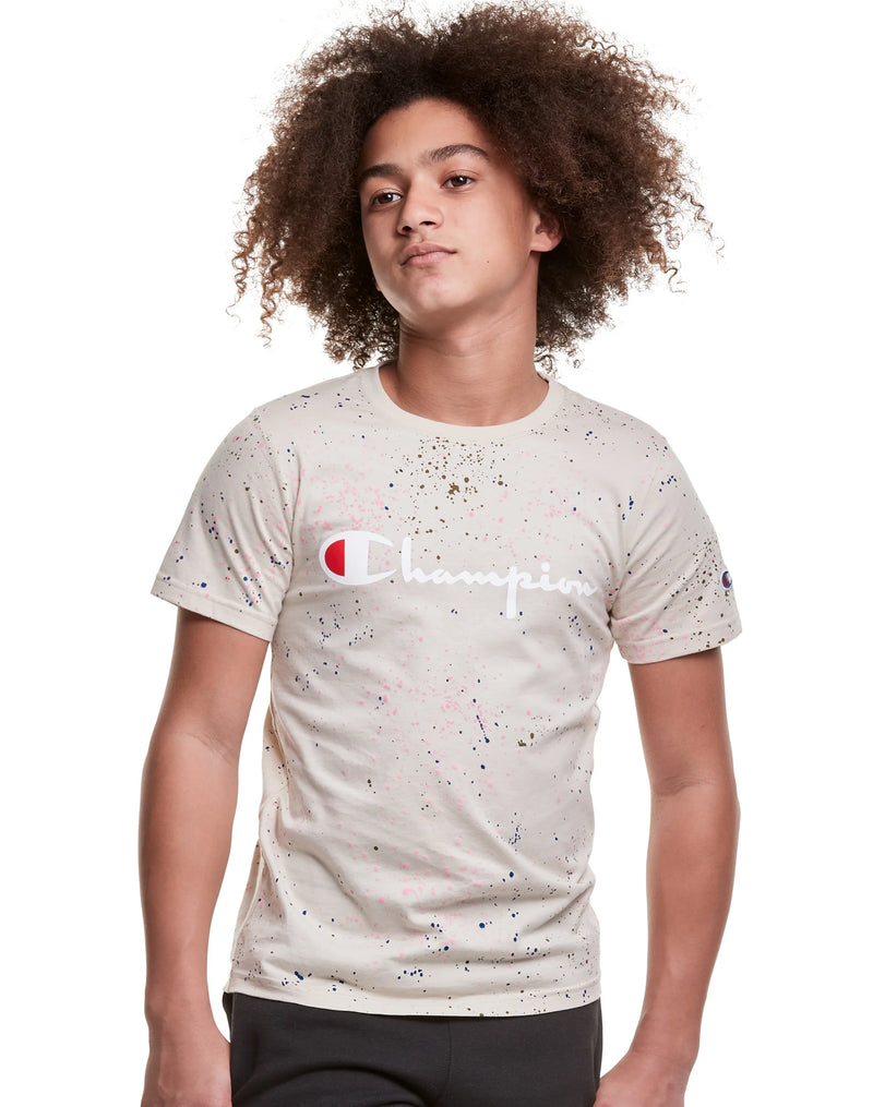 COTTON PAINT SPLATTER TEE