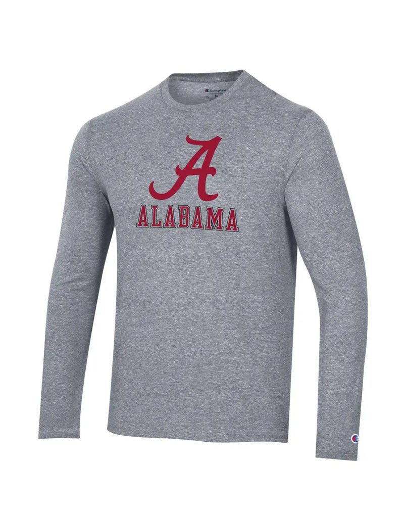 TRI-BLEND LONG SLEEVE TEE, ALABAMA CRIMSON TIDE