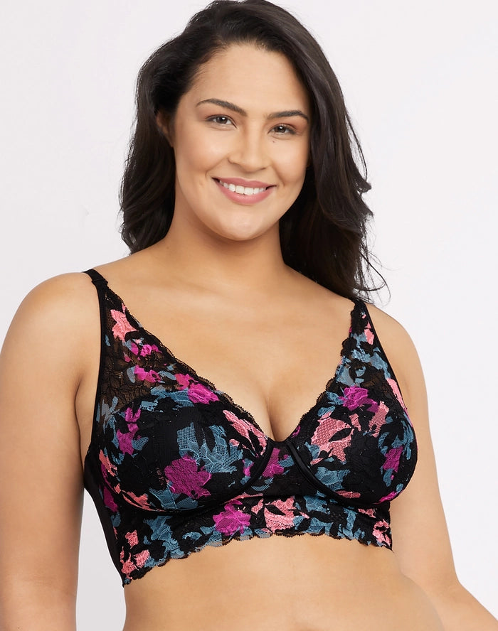 Maidenform Pure Comfort® Lightly Lined Convertible Lace Bralette