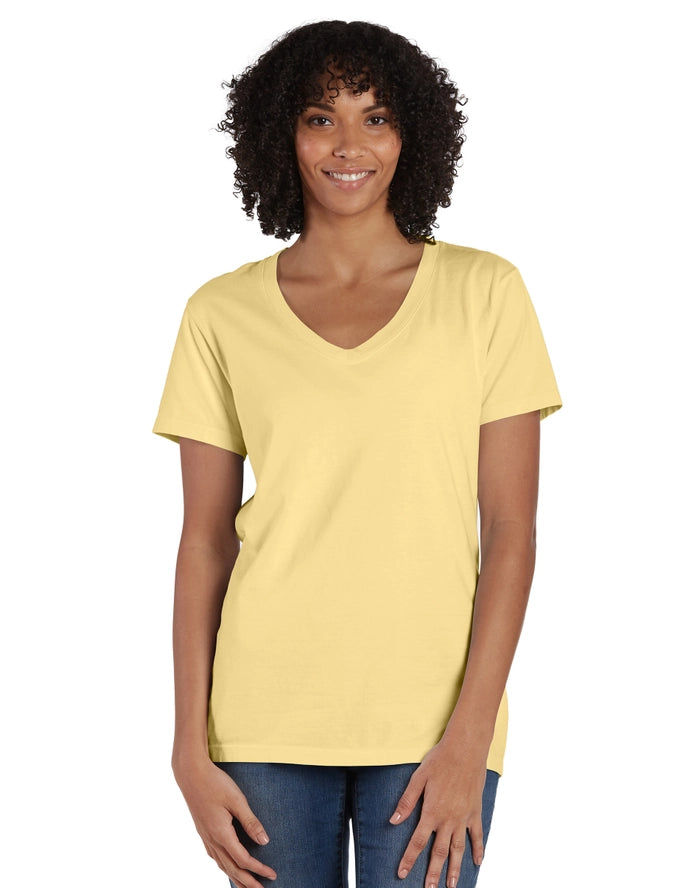 Hanes Women's ComfortWash® V-Neck Tee