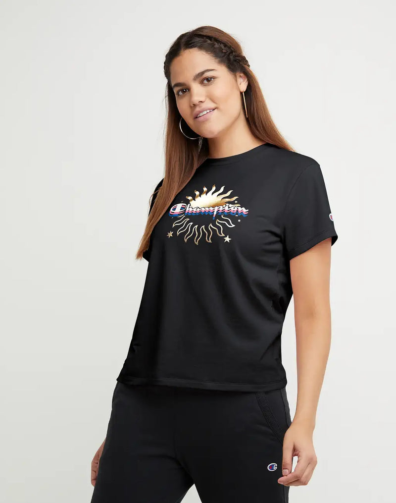 CLASSIC GRAPHIC TEE, FOIL SUN