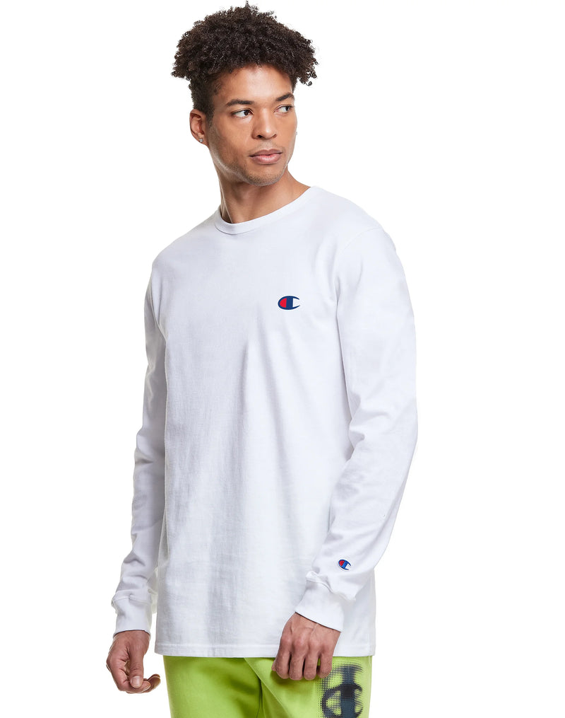 HERITAGE LONG-SLEEVE TEE, EMBROIDERED C LOGO