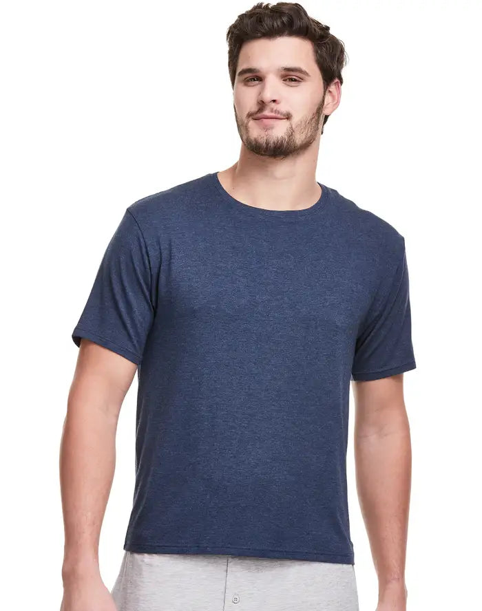 Hanes Men's Short Sleeve Sleep Crew