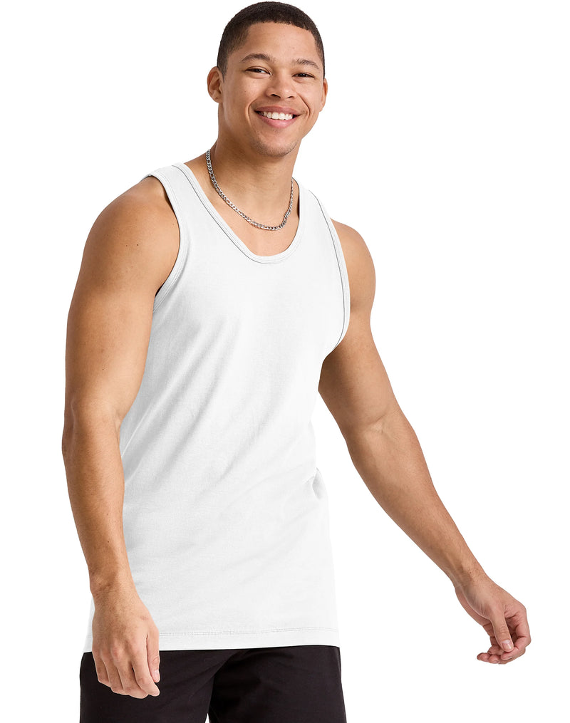 Hanes Essentials Men’s Tank Top, 100% Cotton