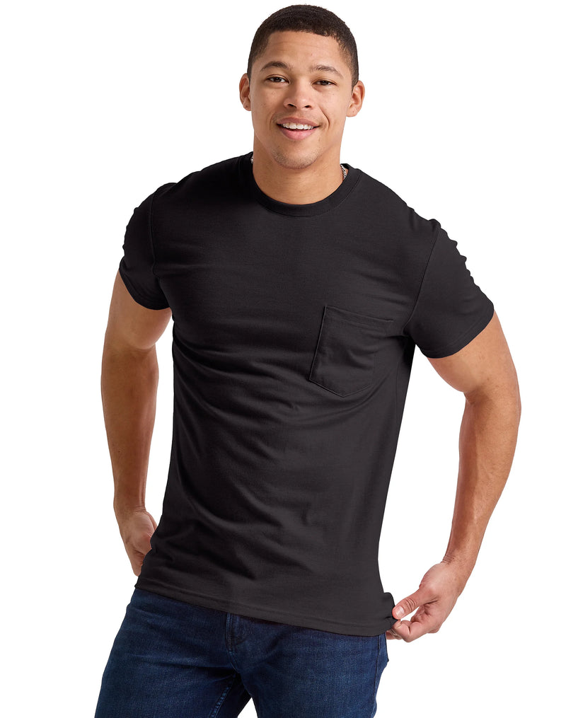 Hanes Originals Men's T-Shirt With Pocket, Tri-Blend