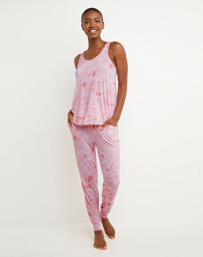 Hanes Women's Tropical Dream Jogger Sleep Set