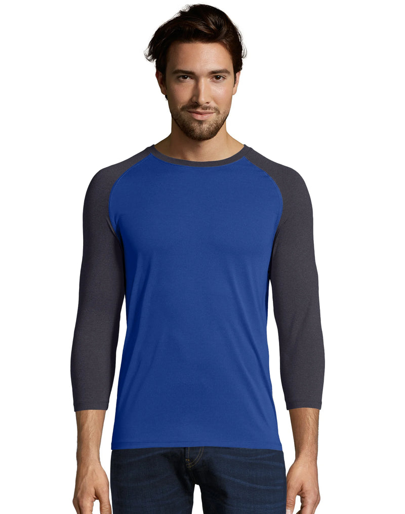 Hanes Sport™ Men's Performance Baseball Tee